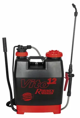 Image de Pulverisateur RIBIMEX 13L à dos à pression entretenue spécial produits agressifs "VITO12"