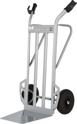 Produktbild von Matador Sackkarre, Stahl, Luftbereifung, Tragkraft 300 kg, lange Schaufel (400 x 400 mm)