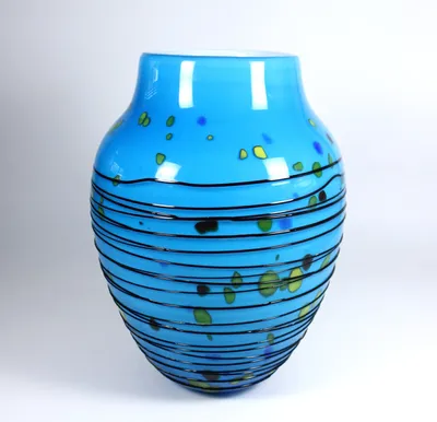 Produktbild von Glasvase Blue-Birds Murano 29cm