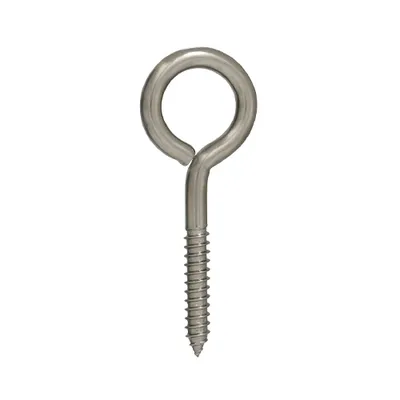 Produktbild von Ösenschraube mit Holzgewinde, 25x12mm, Edelstahl A4