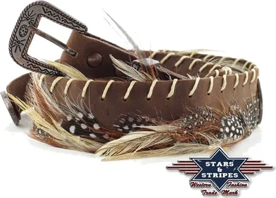 Produktbild von Hutband Western Biker Cowboy »HB-34« Braun