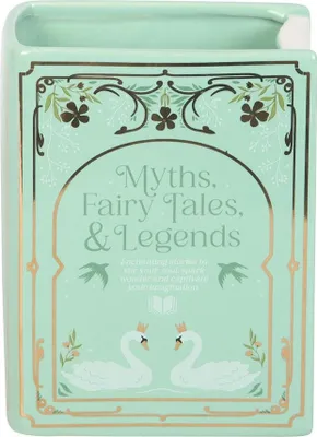 Image de Something Different - "Myths Fairy Tales & Legends" Livre Vase SD10451 (Taille unique) (Vert)