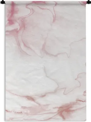 Produktbild von MuchoWow® Wandteppich Wandbehang Marmor - Rosa - Linie 60x90 cm Tapisserie Dekoration Wandtuch - Foto-Teppich - Abwaschbar