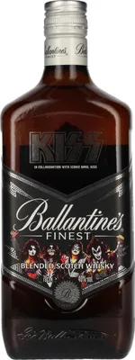 Image de Ballantine's FINEST Blended Scotch Whisky KISS Limited Edition 40% Vol. 0,7l