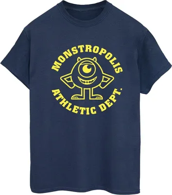 Produktbild von Disney - "Monsters University Monstropolis" T-Shirt für Damen BI50778 (XL) (Marineblau)