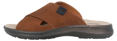 Produktbild von Jomos Pantoletten in Übergrößen Braun 506607 866 3181 große Herrenschuhe