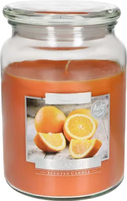 Produktbild von KOTARBAU® Duftkerze Duft Groß im Glas mit Deckel Orange Geschenkidee Aromatherapie Dekorations-Kerzen Brenndauer bis zu 100 Stunden