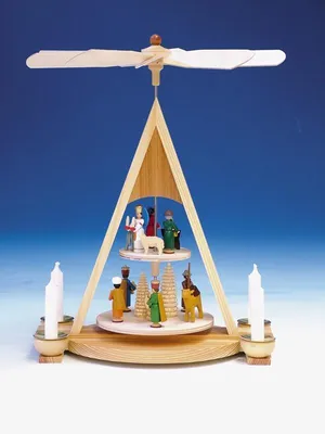 Obrázok produktu pre Stolová pyramída Pyramída s betlehemom Výška 35 cm NOVINKA