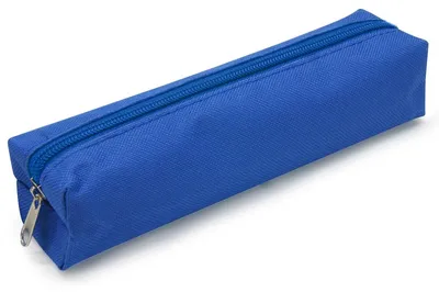 Imagen del producto de Estuche para bolígrafos, rectangular, pequeño, de 21 x 4 x 4 cm, color azul