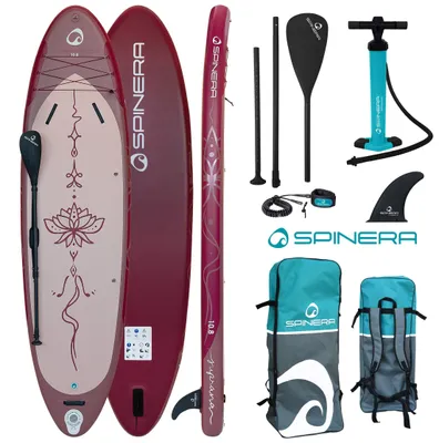 Imagen del producto de SPINERA Suprana 10.8: Tabla de paddle surf inflable, 325x86x15 cm, set completo para fitness y uso general (allround). Marca: Yoa