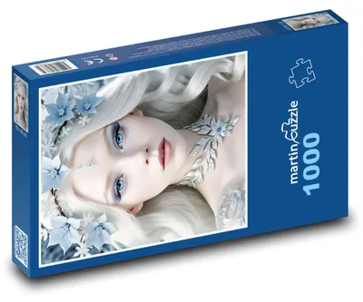 Produktbild von Puzzle 1000 Schneefantasy Prinzessin - martinpuzzle
