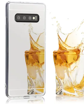Obrázek produktu pro NALIA Mirror Case pro Samsung Galaxy S10, tenké pouzdro na mobilní telefon Mirror Silicone Case Silver