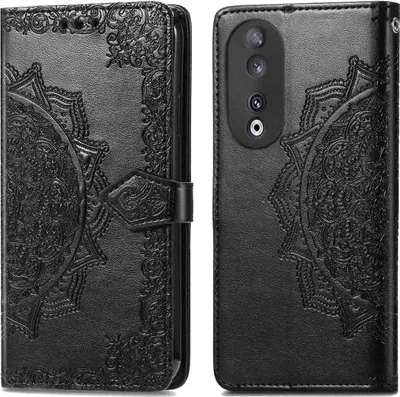 Zdjęcie produktu dla imoshion Mandala Bookcase dla Honor 90 - czarny