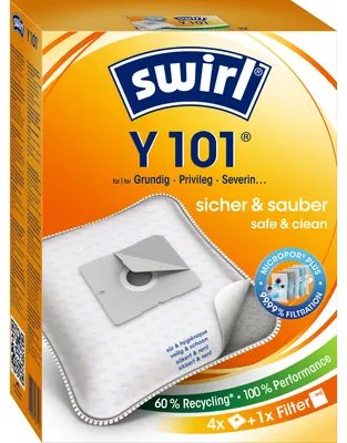Produktbild von Swirl 188123, Staubbeutel, Weiß, 166 mm, 72 mm, 231 mm, 235 g