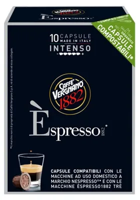 Zdjęcie produktu dla Kapsułki do ekspresu Intenso Nespresso 10 szt. - Caffe Vergnano