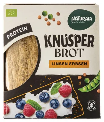 Produktbild von Naturata Knusperbrot Linse Erbse  100g