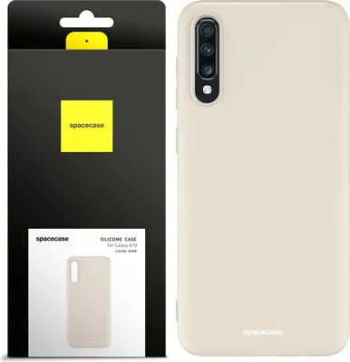 Obrázok produktu pre Silikónové puzdro SPACECASE Silikónové puzdro pre Galaxy A70 Beige
