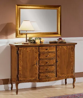 Immagine prodotto di Cassettiera gruppo di specchi in legno credenza cassettiera cassettiere consolle