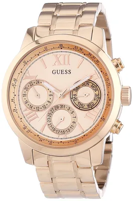 Produktbild von Guess Damen-Armbanduhr Chronograph Quarz Edelstahl W0330L2