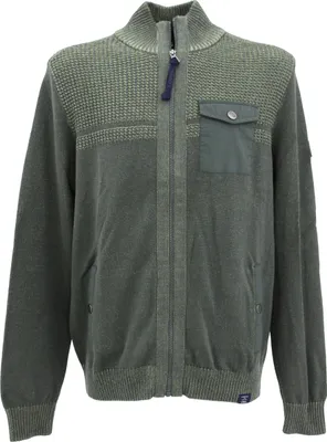 Produktbild von 33287 Lerros, ,  Herren Strickjacke, mittlerer Mustermix, khakigrün, XXL