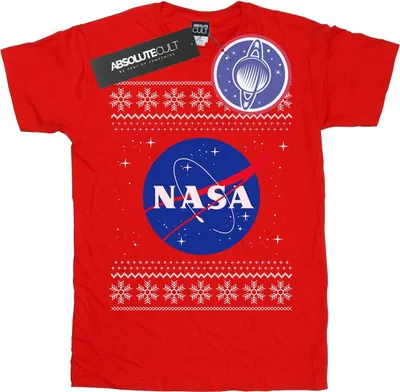 Produktbild von NASA - T-Shirt für Herren BI52272 (L) (Rot)