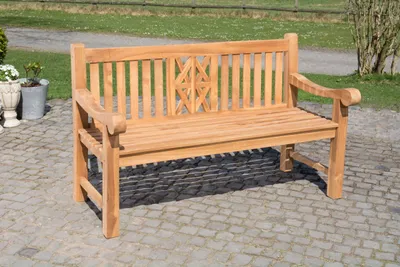 Produktbild von CLP Teakbank Florida teak Größe 120 cm