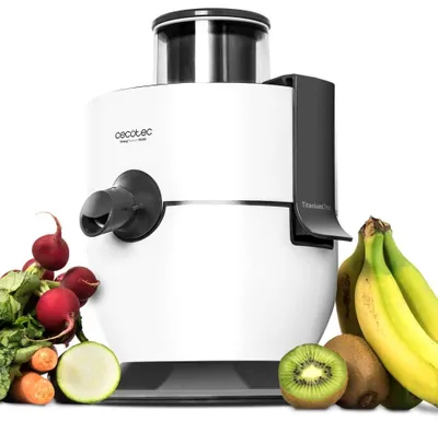 Obrázek produktu pro Cecotec 04080, Odstředivý odšťavňovač, Bílá, 19000 ot/min, 0,5 l, 6,5 cm, Otočné