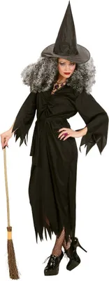 Produktbild von Kostüm Hexe schwarz - Preishit - Hexenkostüm  Hexen Verkleidung S - 34/36