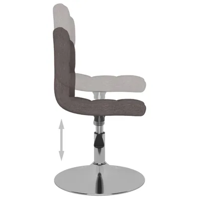 Produktbild von Cloris DesignMöbel Esszimmerstühle - Taupe Esszimmerstuhl Drehbar Taupe Stoff Schlichtes1939560