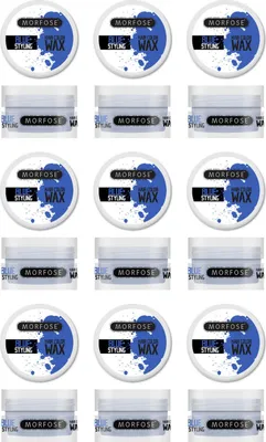 Produktbild von Temporäres Haarwachs Blau 9x100 ml zum Färben und Stylen für alle Haartypen