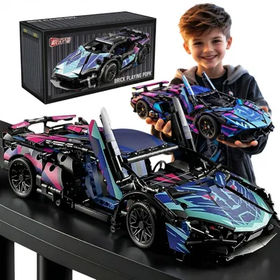 Produktbild von Chodia Cyberpunk Lamborghini Baustöse Für Kinder, 317 Teile