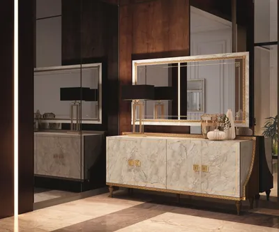 Immagine prodotto di Credenza con specchio – Per avere più spazio e dare un tocco di stile alla tua stanza