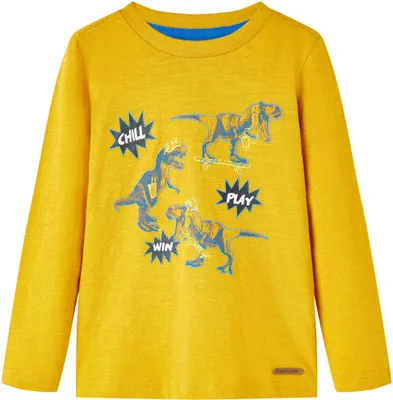 Produktbild von Kinder Langarmshirt Ocker Größe 104