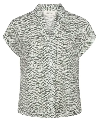 Produktbild von Cartoon Bluse Kurz 1/2 Arm 1853 Cream/Khaki 40