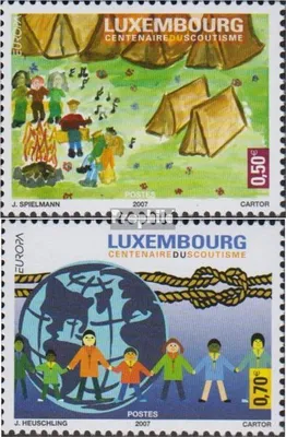 Produktbild von Briefmarken Luxemburg 2007 Mi 1750-1751 (kompl.Ausg.) postfrisch Pfadfinder
