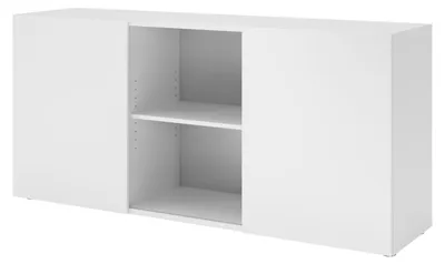 Produktbild von bümö office Sideboard mit Schwebetür - Nachbildung: Weiß