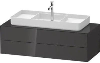 Produktbild von DURAVIT WT4987MH1H10000 Konsolen-WTU wandh White Tulip 550x13