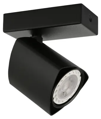 Zdjęcie produktu dla Reflektor sufitowy ruchomy Merusa czarny 1xGU10x35W metal wym:10x11x7cm IP20 Italux