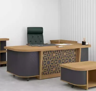 Produktbild von Großer Chefschreibtisch Büromöbel Arbeitszimmer Tisch Moderne Möbel