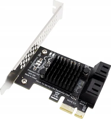 Immagine prodotto di Scheda adattatore per PC PCIe 1X su 4x SATA 3.0 Serial ATA III 6Gb/s