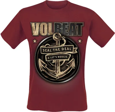 Produktbild von Volbeat T-Shirt Herren Anchor rot XXL