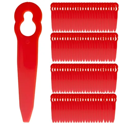 Produktbild von Ersatzmesser 40080071000 kompatibel mit Stihl Polycut 2-2 Polycut 3-2 FSA 45 FSA 57 FSE 52 – Kunststoffmesser für Rasentrimmer [100er-Pack] Phonillico
