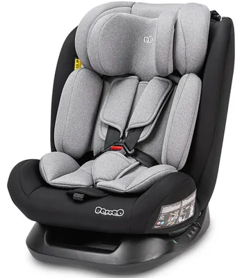 Obrázek produktu pro Dětská autosedačka, od 40 do 150 cm, bez isofixu, černo/šedá