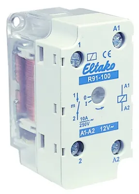 Produktbild von Eltako Installationsrelais 1,4TE teilelektronisch Aufputz 1S 2W 230V/AC 10A 250V AC