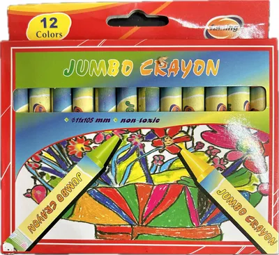 Image de Crayons de cire, lot de 12 | KŚ-05Z