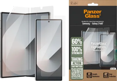 Produktbild von PanzerGlass ® Displayschutz Samsung Galaxy Z Fold7 | Glass & Folie, Samsung, Samsung - Galaxy Z Fold7, Trockene Anwendung, Kratzresistent, Schockresistent, Transparent, 1 Stück(e)