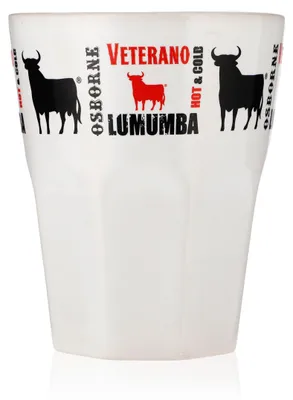Produktbild von Osborne Veterano Rum Keramikbecher Gläser weiß Lumumba "Osborne"