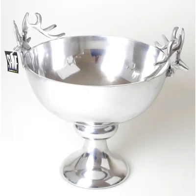 Produktbild von Schale Gaia Dekoschale auf Fuß Obstschale 25x29cm Aluminium poliert