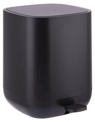 Produktbild von Quadratischer 9-Liter-Treteimer aus Kunststoff mit Soft-Close-Deckel