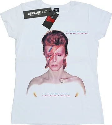 Produktbild von David Bowie - "My Love For You" T-Shirt für Damen BI16847 (L) (Weiß)
